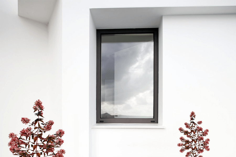 Black sash casement window