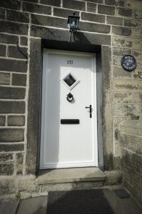 White composite doors
