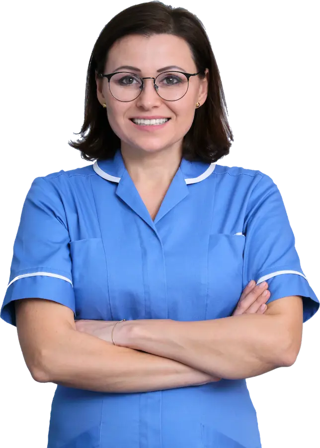 Nurse smiling